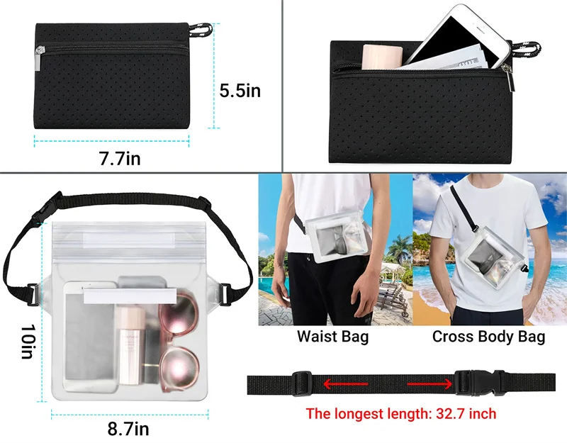 Large Beach Bag for Women Neoprene Material  Handbag For Travel Durable  Gym Shopping Picnic Tote Bag