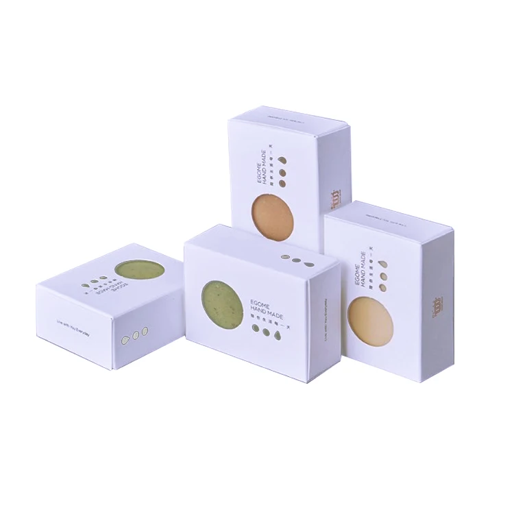 Square Luxury Paper handmade eco-friendly biodegradable soap packaging