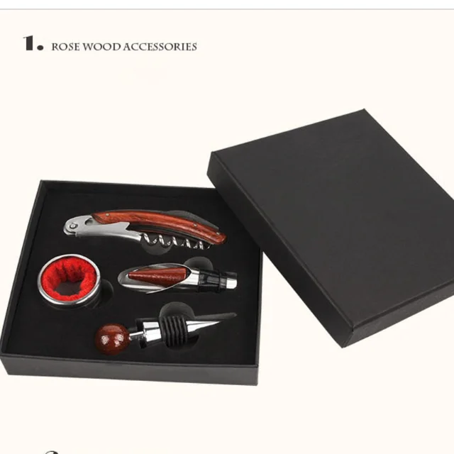 
High quality stainless steel wine opener accessories set 