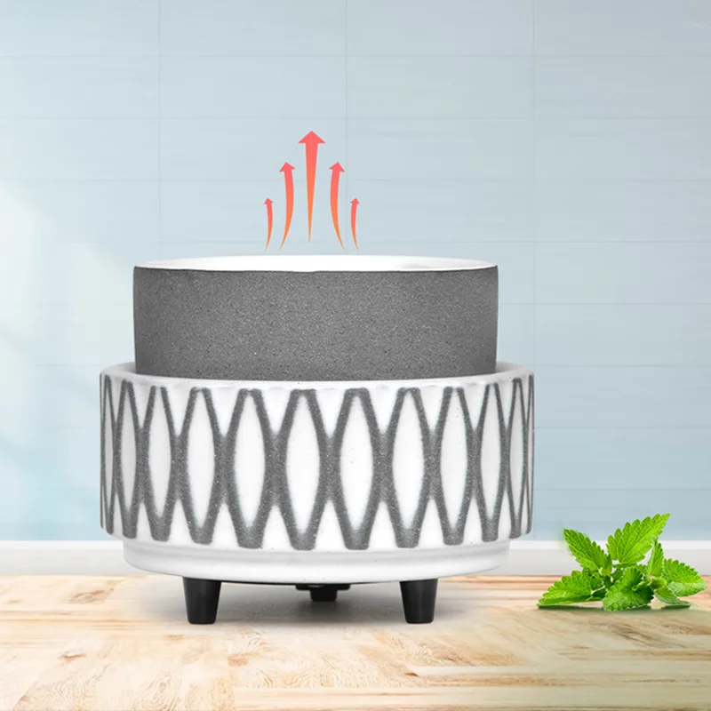 Good Quality Factory  Oil Burner Wax Melt Warmer Electric With  changing Light PTC Heating Silicone Liner