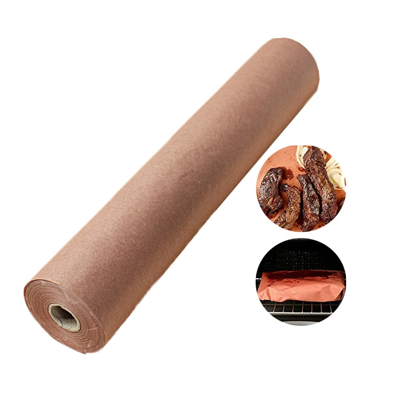 meat burger freezer paper barbecue wrap sublimation grilling meat smoking paper roll for oven Kraft butcher paper