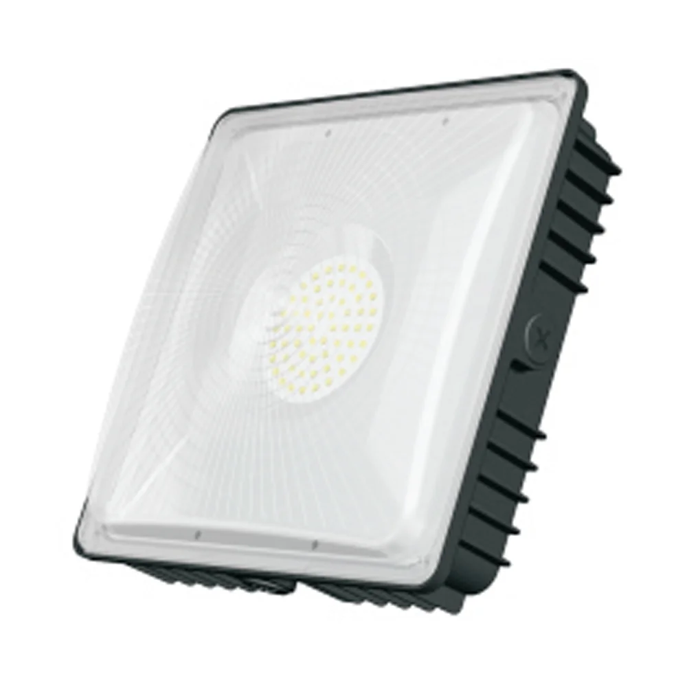 Dropshipping Usa Warehouse 40w 50w 60w 80w 100w 120w Parking Garage Led Gas Station Lamp Led Canopy Light Gas Station