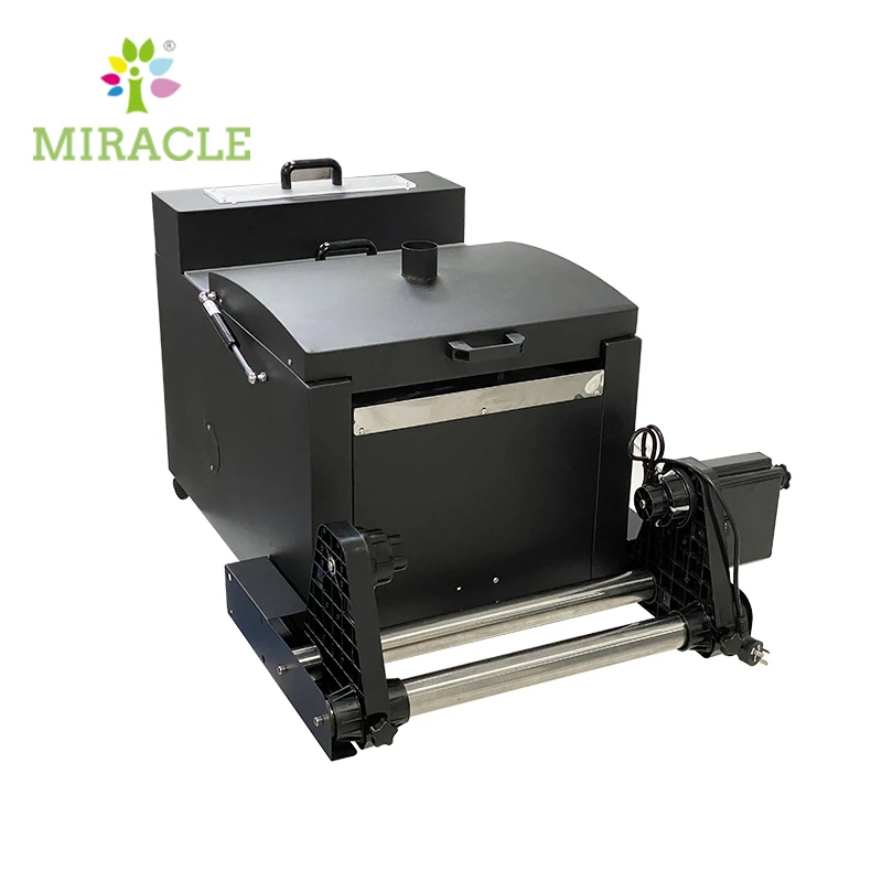 A3 Mini Powder Shaking Machine DTF Film hot melt adhesive powder shaker curing drying oven collect stand combine  device