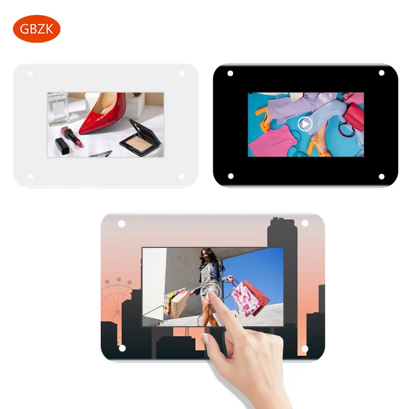 4 inch Mini Small Restaurant Tabletop LCD Advertising Equipment Wall Mounted and Standing Digital Signage Screen