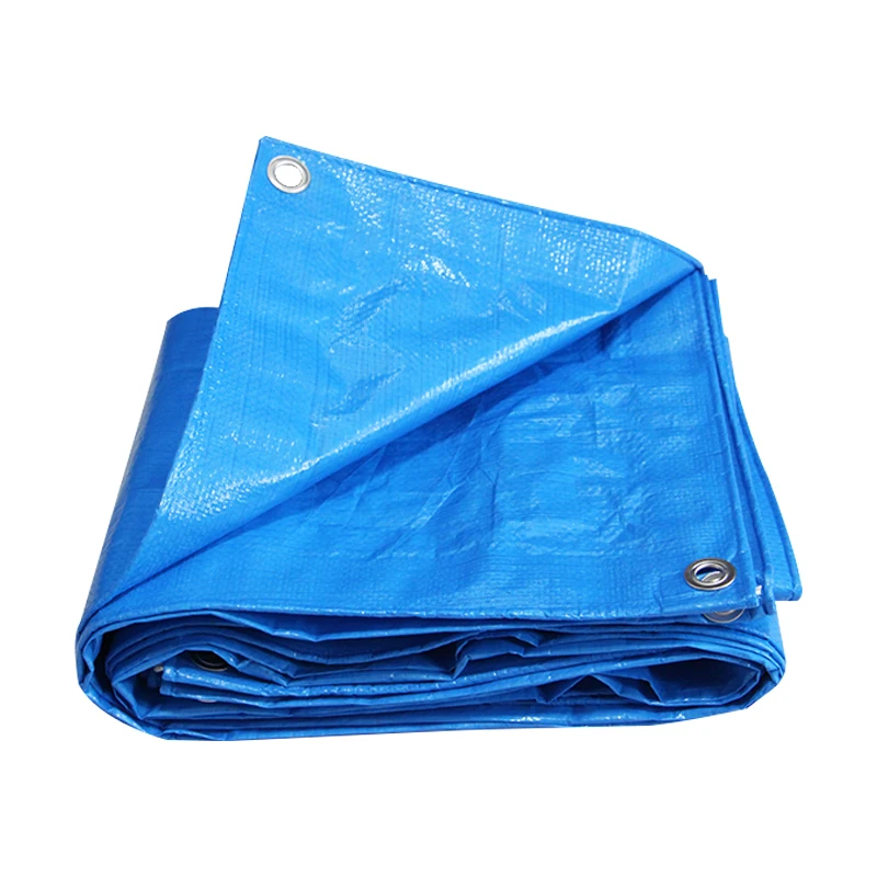 125gsm 5m x 5m brand new Waterproof Blue PE Coated Tarpaulin Tarps For outdoor roof shed cover