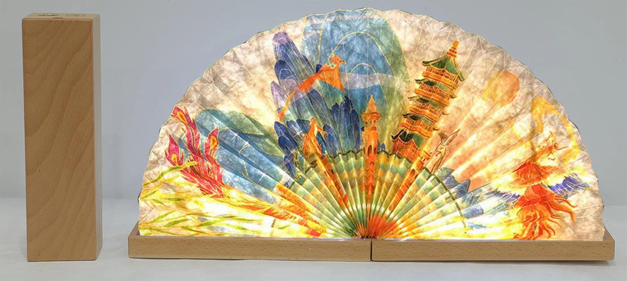 FOCUS Luxury LED Book Lamp Custom Creative Promotion Gift Folding Book Lamp Museum Novelty Paper Lamp