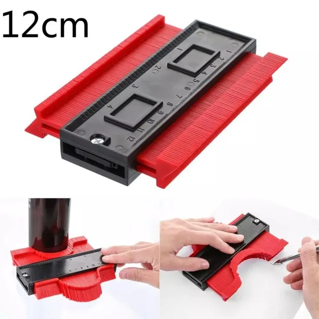 Profile Contour Gauge Line Copier Ruler Cutting Template Construction Woodworking Measuring Instrument Ceramic Tiles Tool Ruler