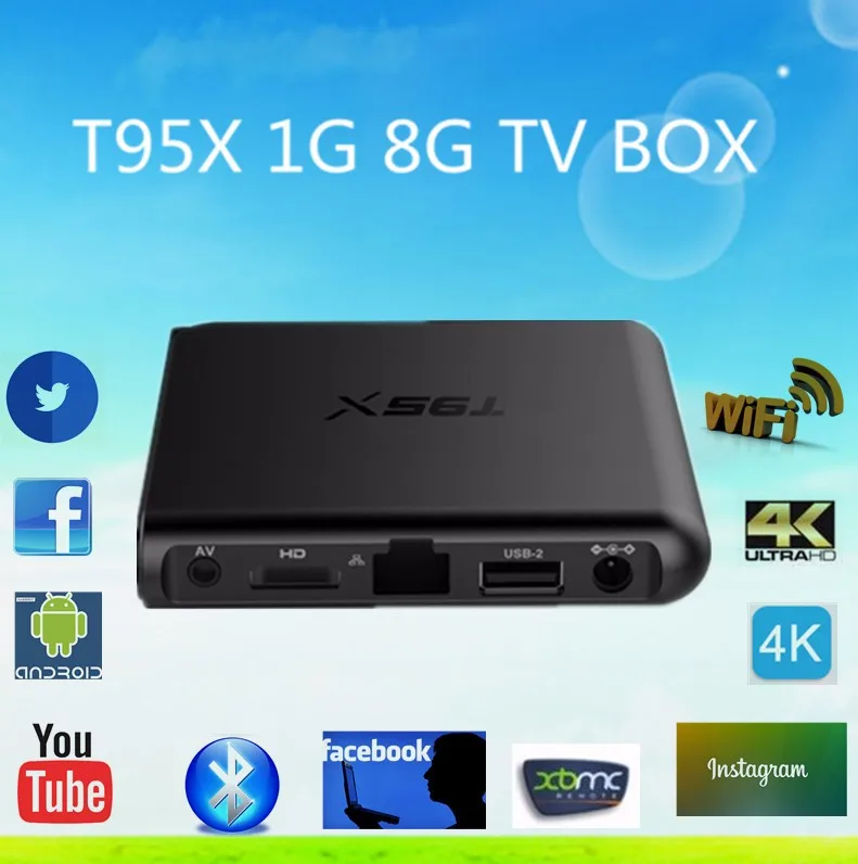 2022 New design marshmallow Android smart Tv Box s905x android 6.0 t95x internet tv box