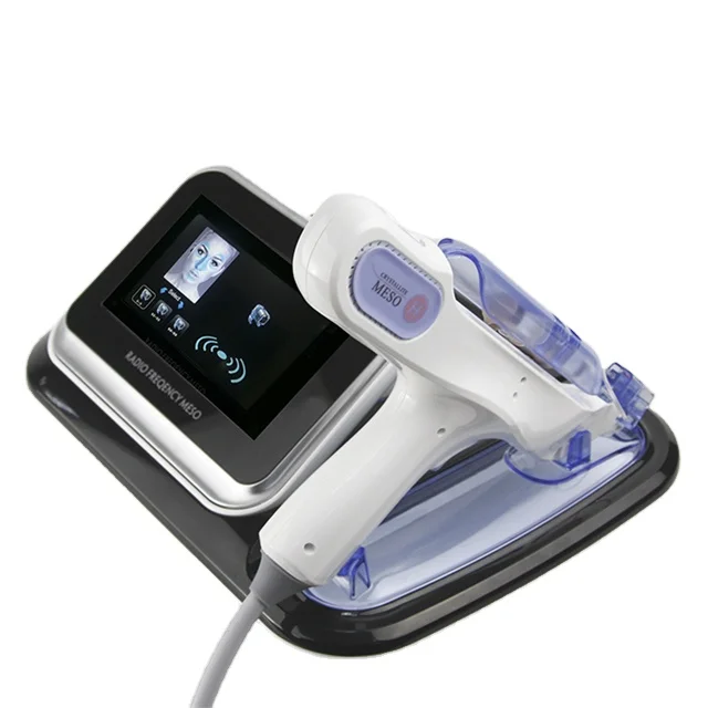 RF EMS vacuum high pressure mesotherapy injection meso nano gun no needle painless for skin lifting