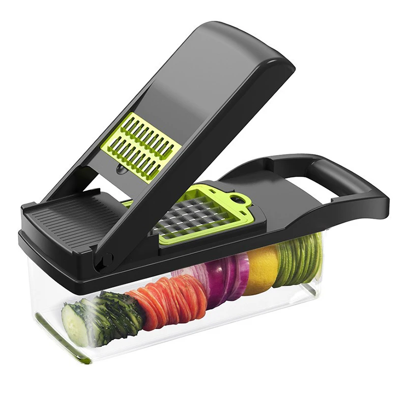 Potato Onion Garlic Veggie Chopper Vegetable Chopper Cutter Slicer Dicer Cutter with Container