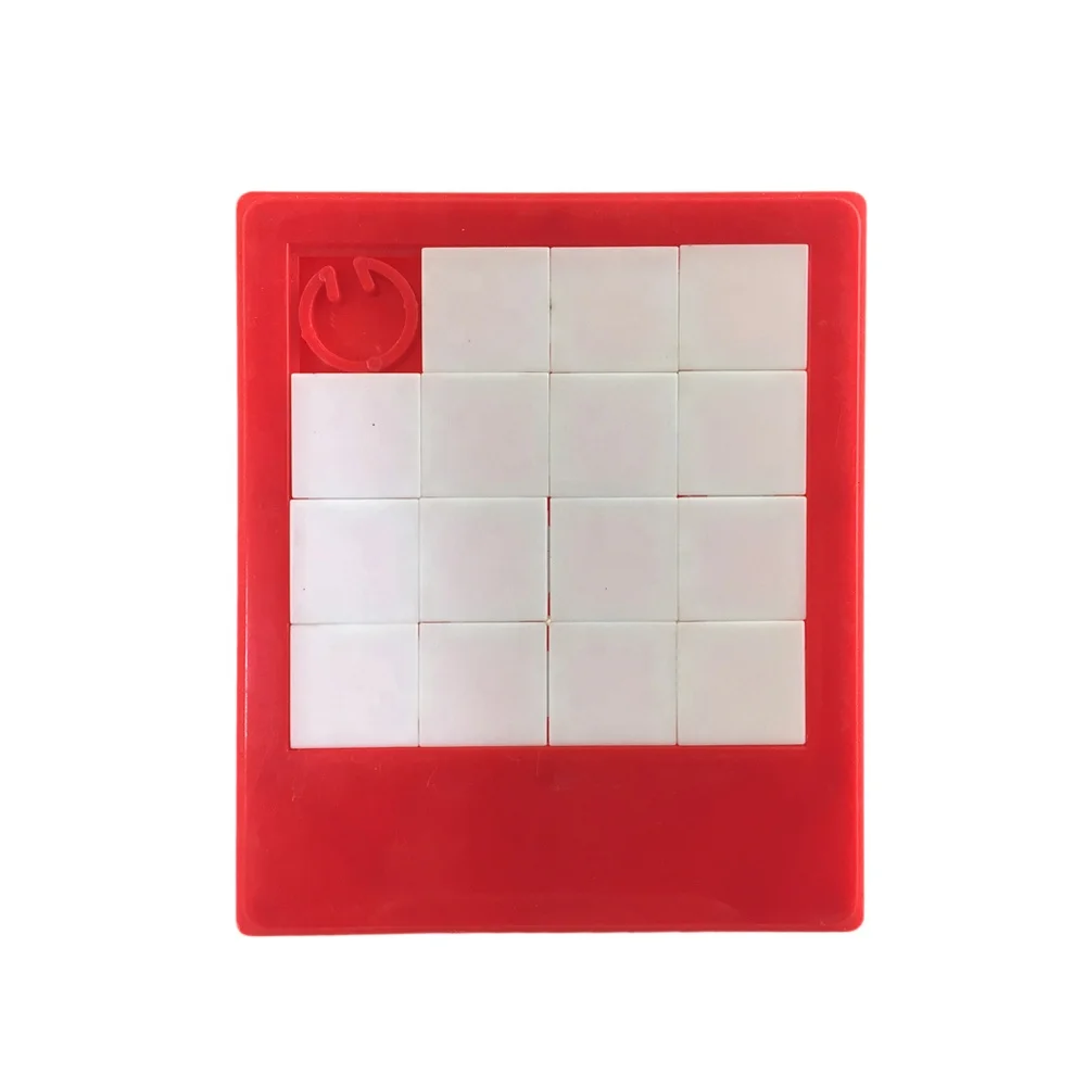 Promotional custom plastic sliding blank jigsaw puzzle