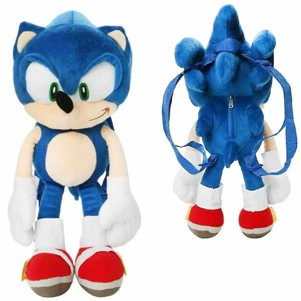 Wholesale factory Direct sell boy sonic toys 40-45 cm sonic plush backpack