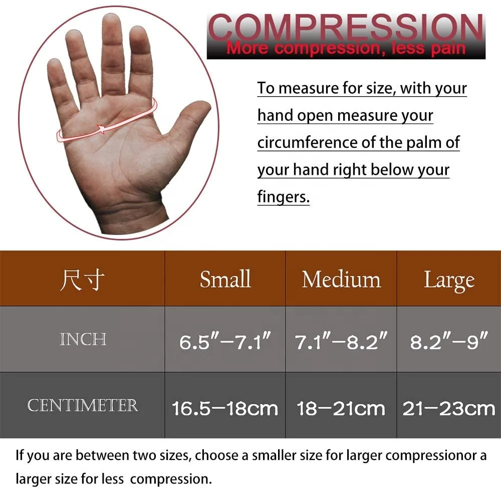 
New Arrival Customer Therapeutic Athletic Hand Care Gloves Copper Compression Arthritis Gloves 