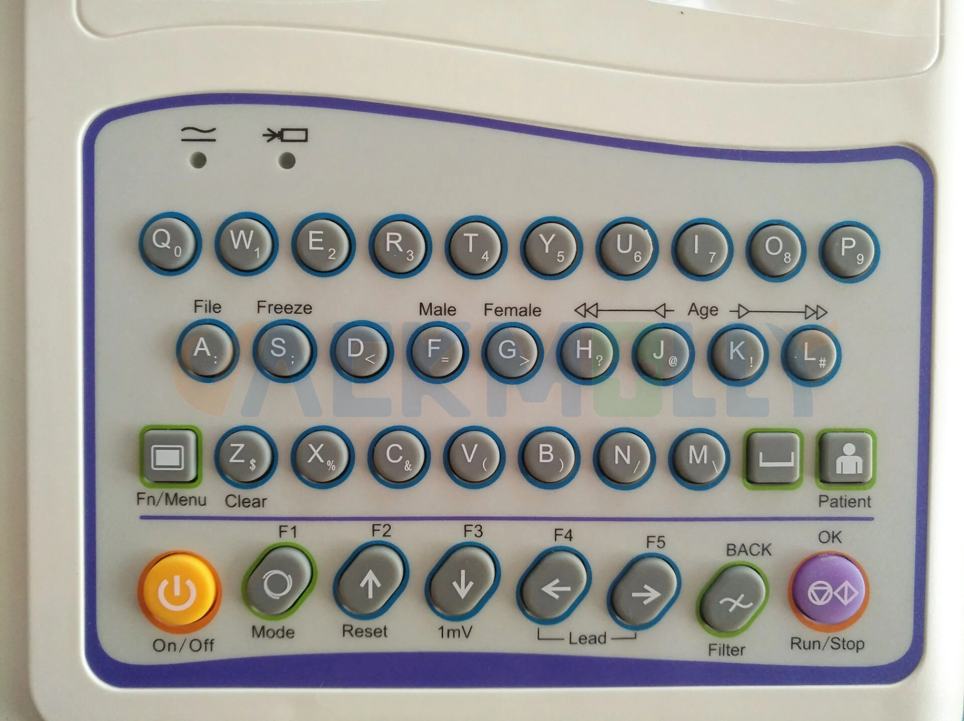 JM-8121 digital portable 12 channel 12 lead ECG machine with inner thermal printer for hospital