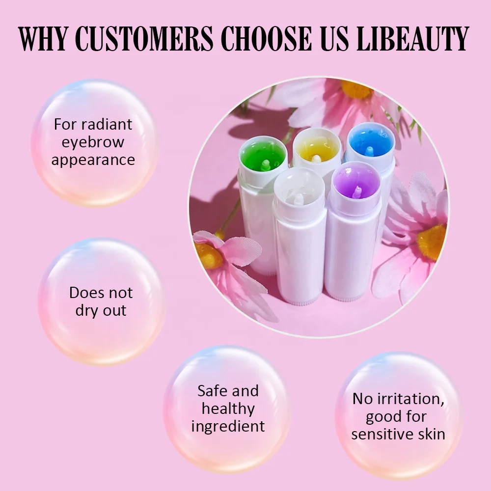 Strong Lash Lift Fixation Glue Balm Different Flavors Hold Glue Balm Wholesale New Eyelash Lifting with New Formula