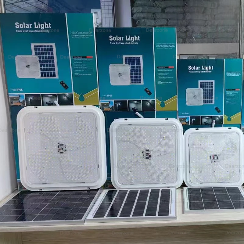 100W Lighting Ceiling High Quality Modern home use Remote Control Indoor Solar LED Ceiling Light