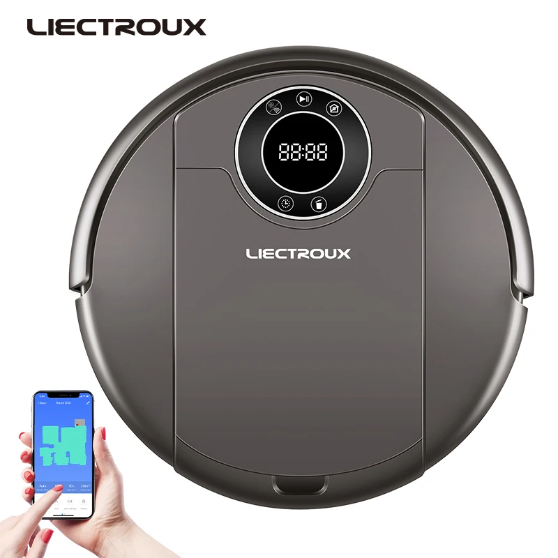 Робот-пылесос LIECTROUX zk808 автоматический для уборки дома умная уборка тонкие ковры Мощное