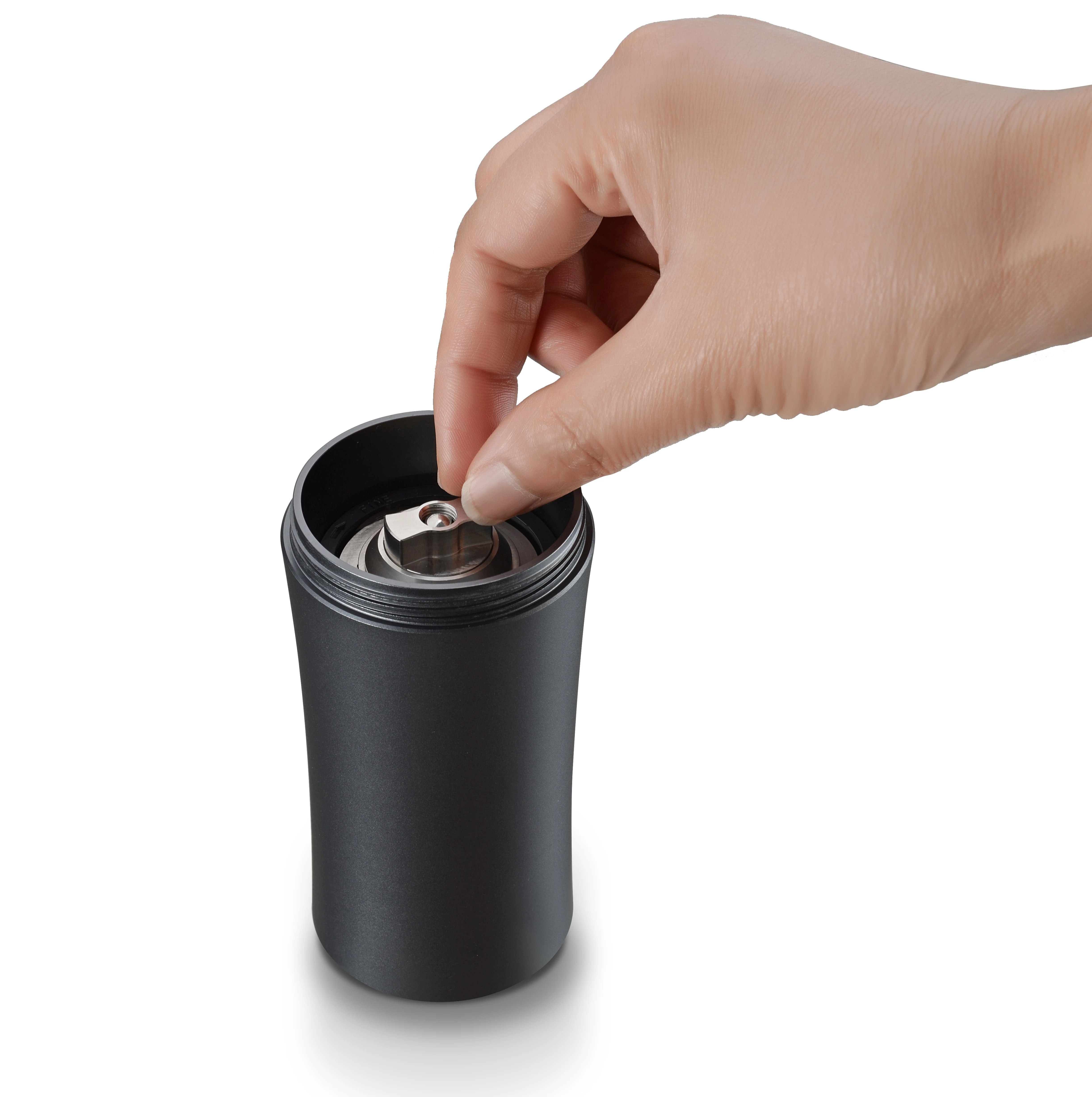 New industrial Stainless Steel Adjustable Portable Hand Manual Coffee Bean Grinder for sale