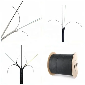 GJYXFCH-2/4B1 1core 2F 4F Outdoor Self-Support Steel Wire FTTH Fiber Optic Drop Cable With GFRP Strength Member LSZH Jacket