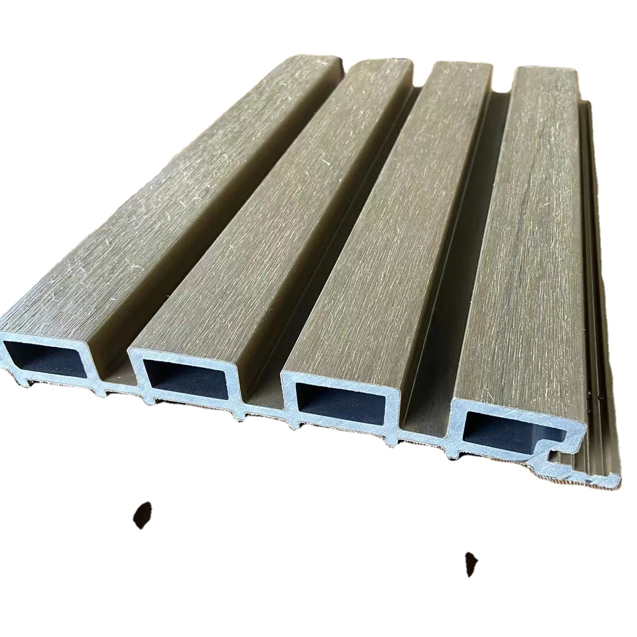 Cheap Price Outdoor Wpc Fluted Panel Wpc Facade Cladding Luxury Outdoor Wpc Decorative Wall Panel