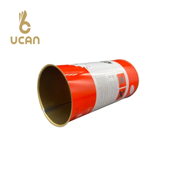 Wholesale paint Metal Tin Can Packing For adhesive glue D75MM*H152MM Round Metal Tin Container