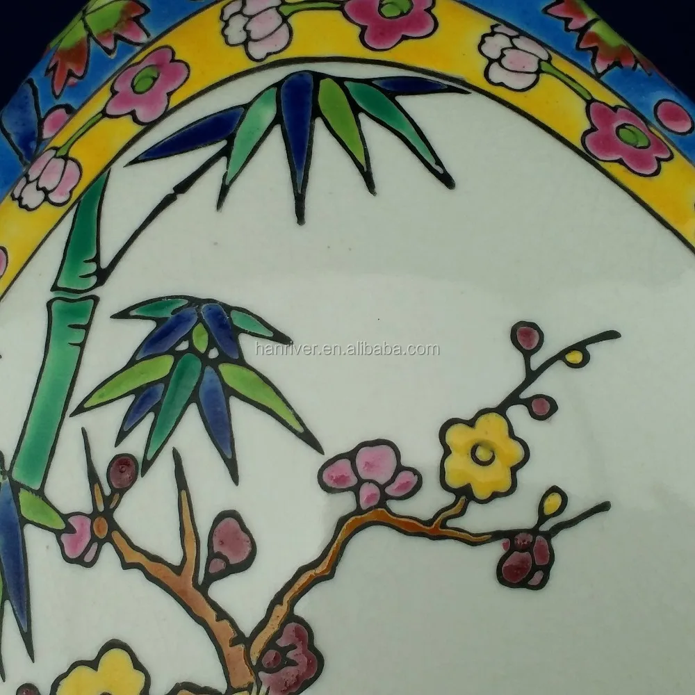 Factory Customized  antique ceramic flower vase for Home Accent Decor