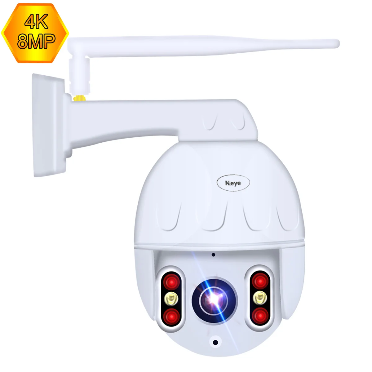 H.265 8MP 4K PTZ Wifi Camera IP 360 4X Zoom Solar Outdoor Wireless Security System Video Audio Surveillance CCTV Camera