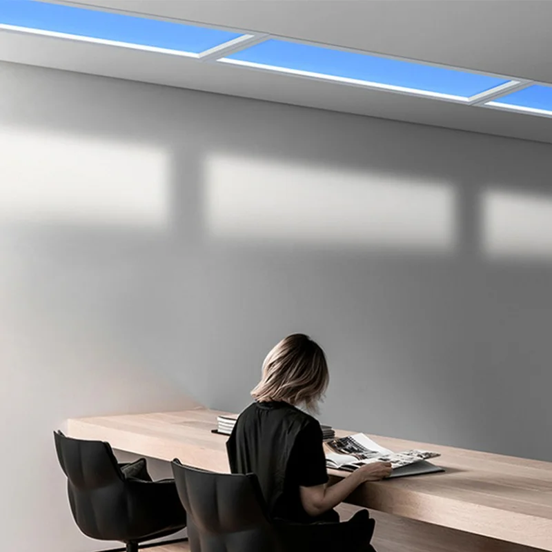 DGLUX Wholesale Price Modern Clear Natural Toilet Corridor Living Room Kitchen Smart Home Lighting LED Blue Sky Panel Light