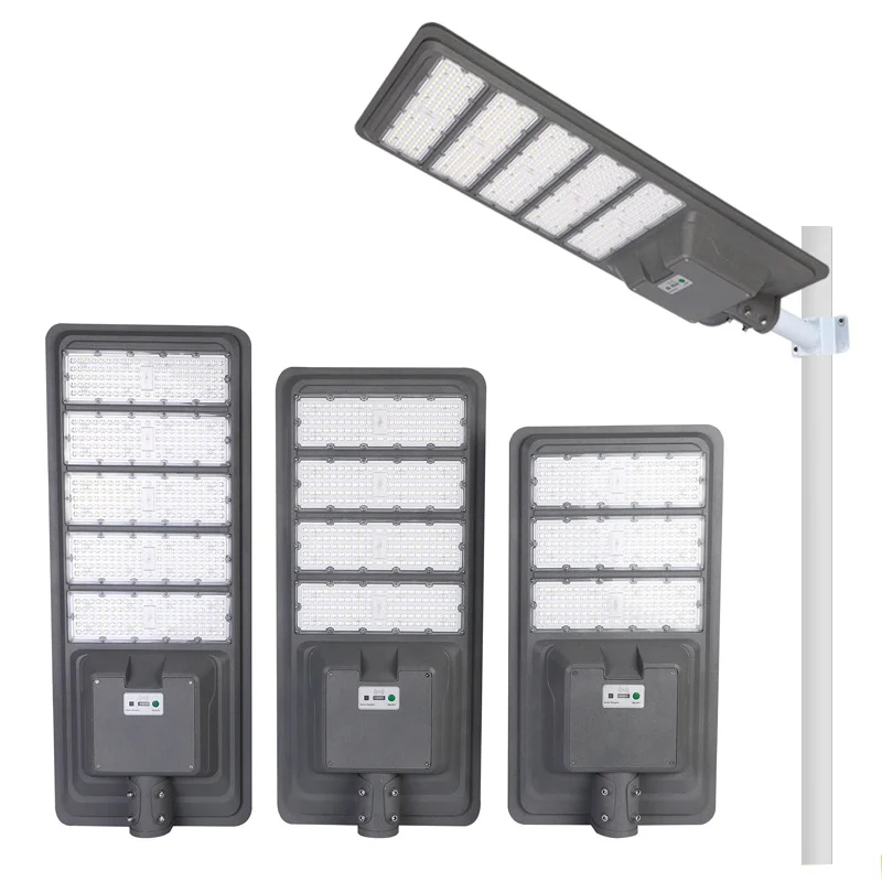 outdoor smart automatic control 500w all in one integrated led solar power street light with cctv camera