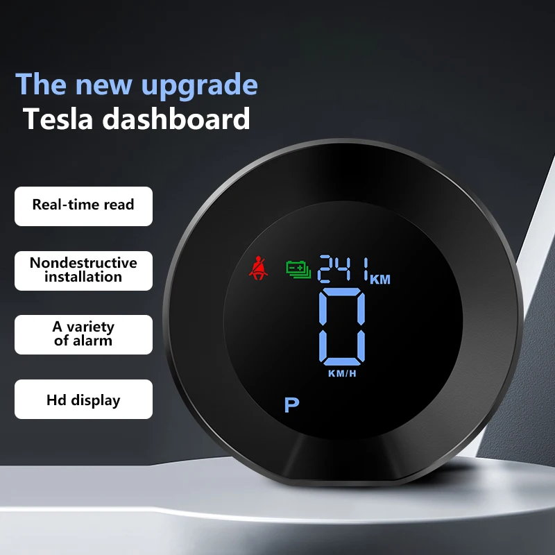 4.3 inch LCD cluster instrument panel car decoration dashboard for Tesla Model Y/Model 3