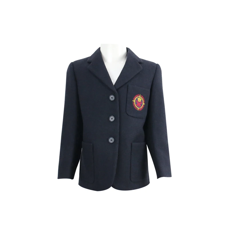 Размер может быть настроен форма для начальной школы дизайн шерстяная ткань школьная форма