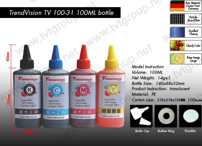 70 мл 100 для струйного принтера epson L210 L series сублимационные чернила ISO9001 ISO14001 SGS ROHS AAA