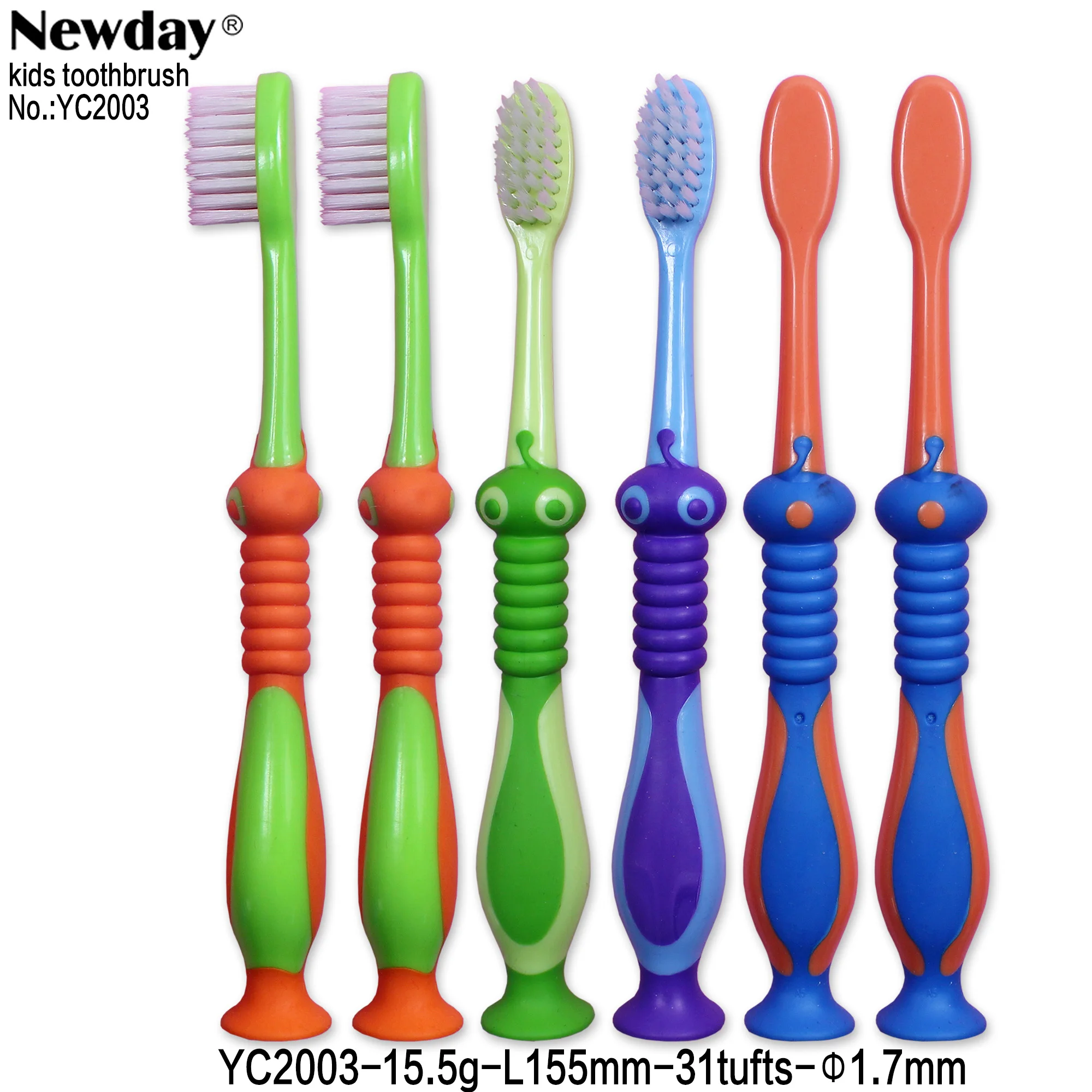 
Super Soft Bristle Children Toothbrush with Cartoon Ant Shape Design for Kids Use 