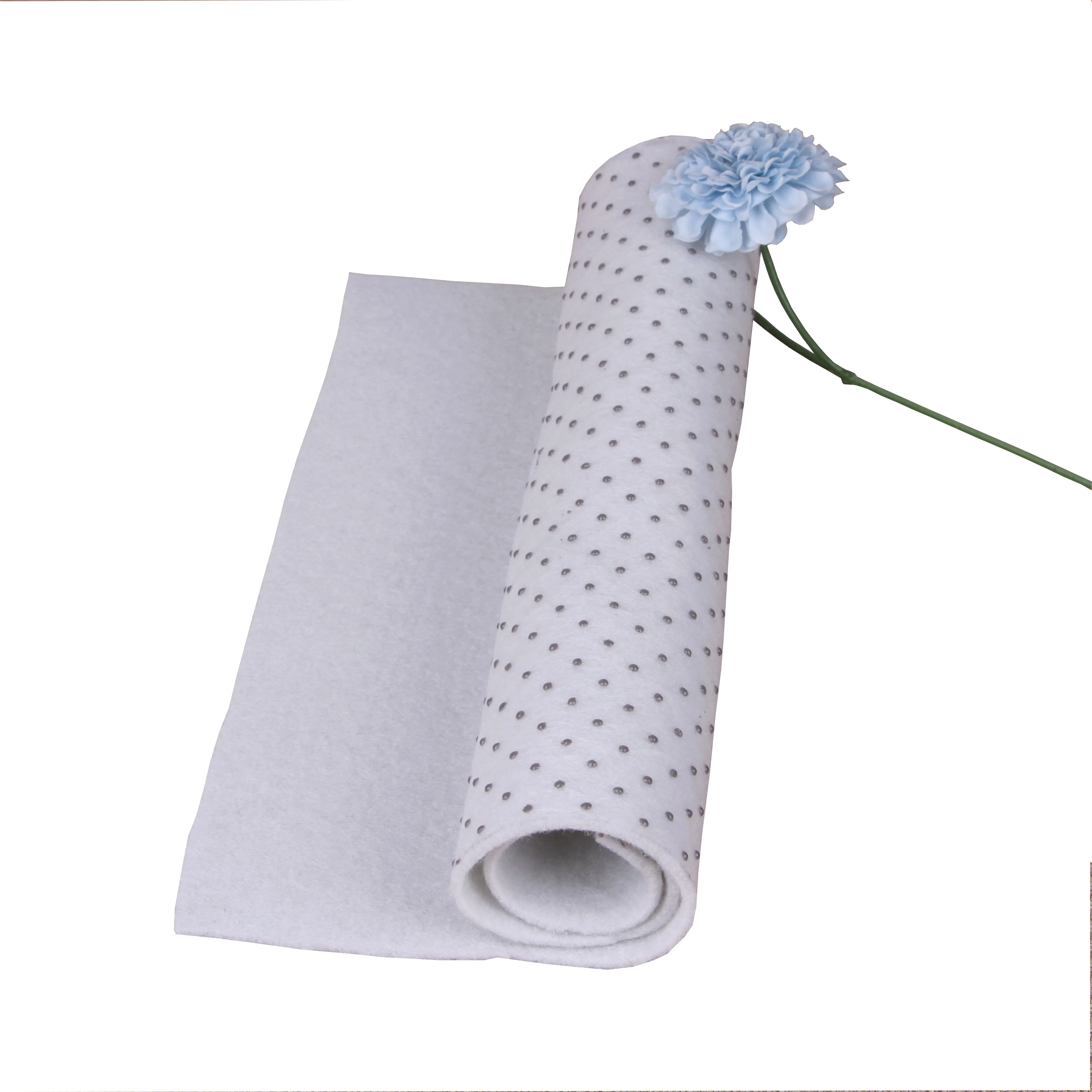 Best Quality Needle-Punched Polyester Felt Dots Painted For Carpet Underlay