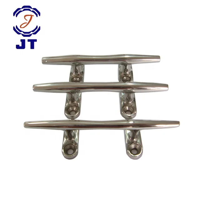 customized stainless steel casting yacht cleat for loop the rope