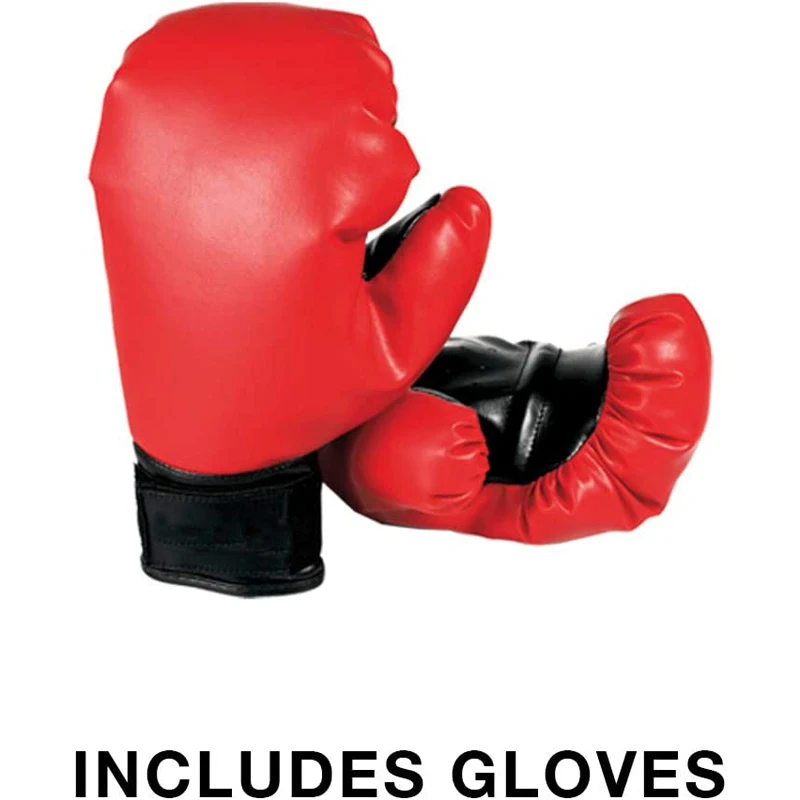 Adults Kids Adjustable Height Stand Sports Gym Home Exercise Entertainment Relax Standard Gloves Punching Bag Boxing Equipment