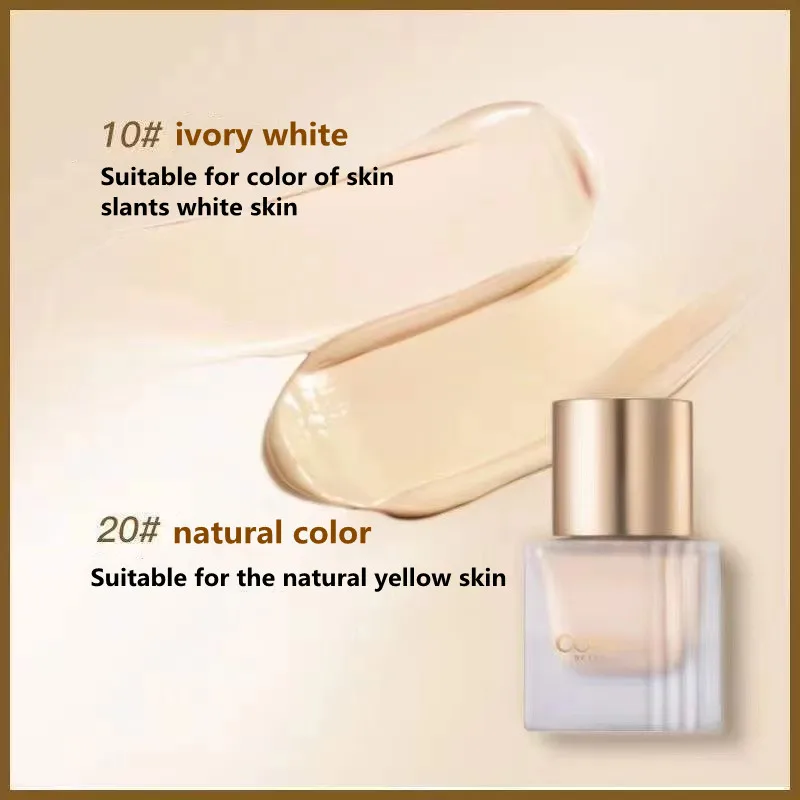Good quality Hot Sale Waterproof Private Label Whitening Facial makeup Full Coverage Liquid Foundation For Full Makeup