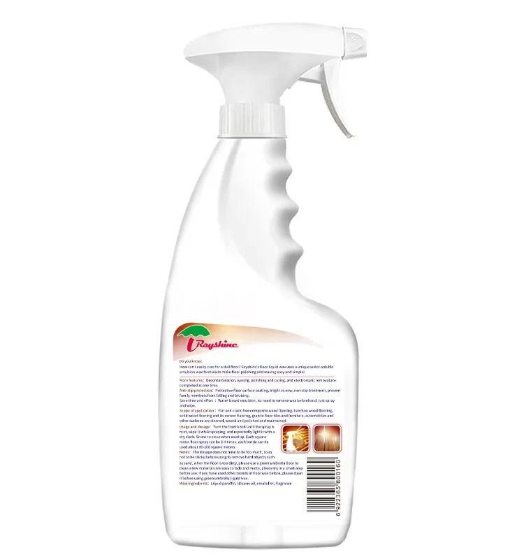 Very popular wooden floor wax Home Floor liquid polishing  wax for clean and brighten the floor 500G