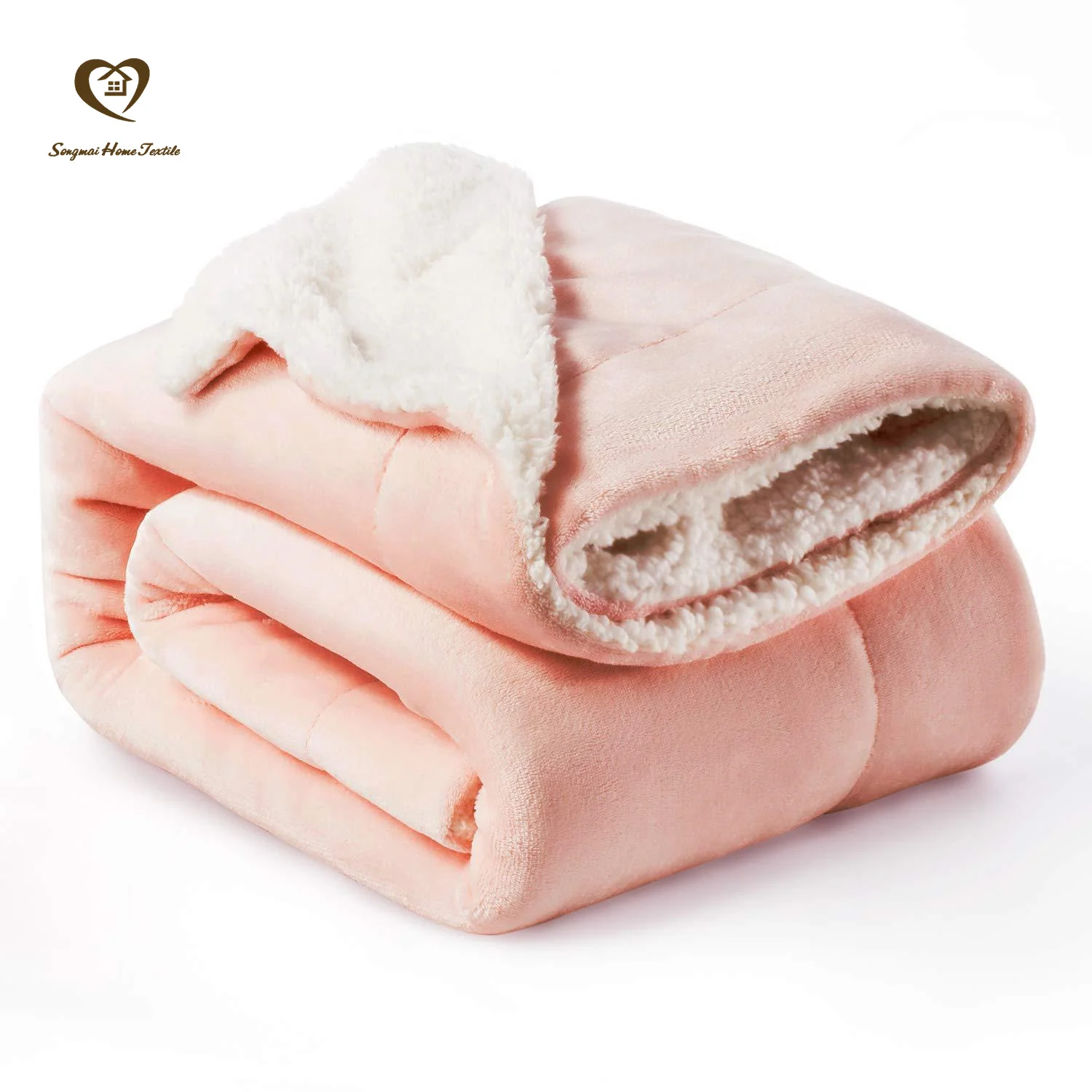 Songmai Sherpa Fleece Blanket, Thick Fuzzy Warm Soft Large Blankets, Throw Blanket for Bed Sofa