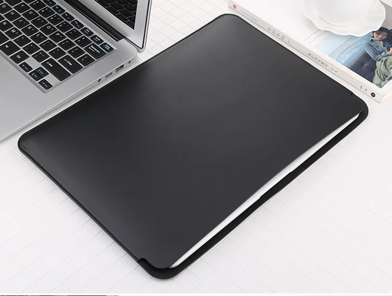 
Easy Carrying Premium PU Leather Laptop Sleeve Cover Cases for MacBook Pro/Air 13 inch (2018/2019 version) 