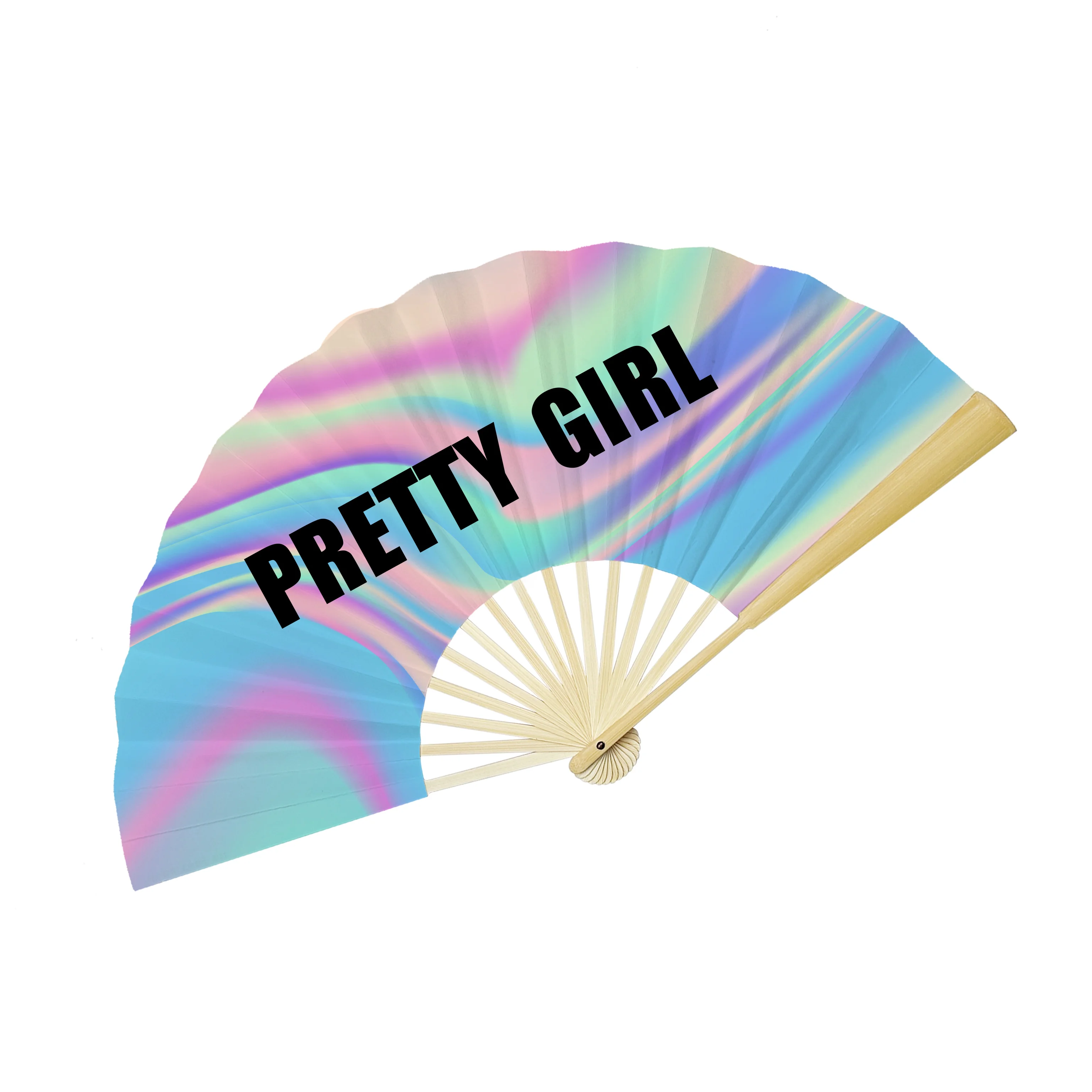 2023 new product promotional gift best price custom handheld bamboo fans for wedding