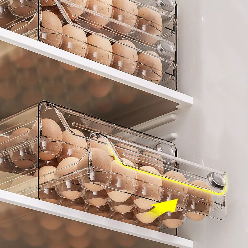 Производитель прозрачный 30 ячеек холодильник коробка для куриных яиц пластиковый ящик хранения