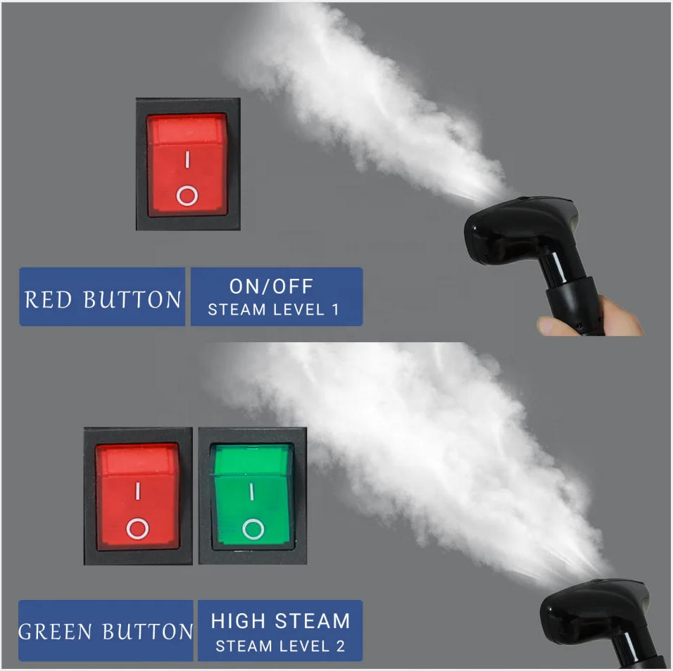 Алюминиевое снабжение жилья светом, промышленные отпариватели для одежды паровой утюг, 1750 Вт Профессиональный паровой утюг для одежды