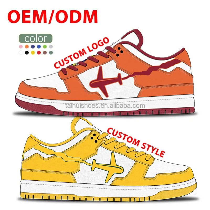 OEM ODM Custom Brand Shoes Design LOGO Fashion Casual Sneakers Sport Running Shoes Classic Retro 1 Basketball Style Shoes Custom