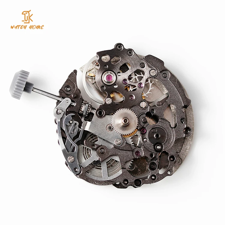 High precision 8215 hollow color modified movement five-position white balance movement automatic watch movement