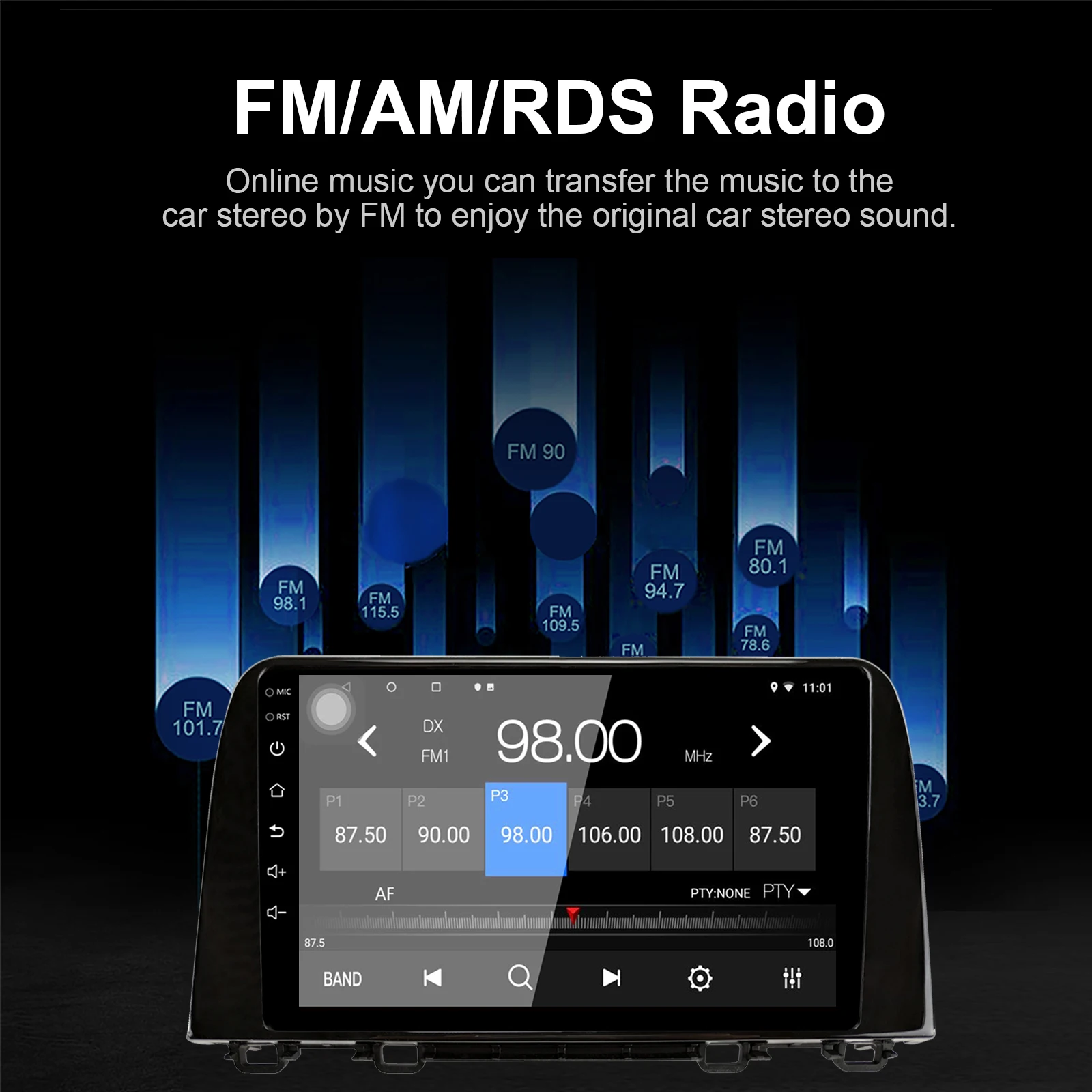 Octa Core 9 Inch Android Car Music System Stereo Radio DVD Player For Honda Cr-V 2017-2019