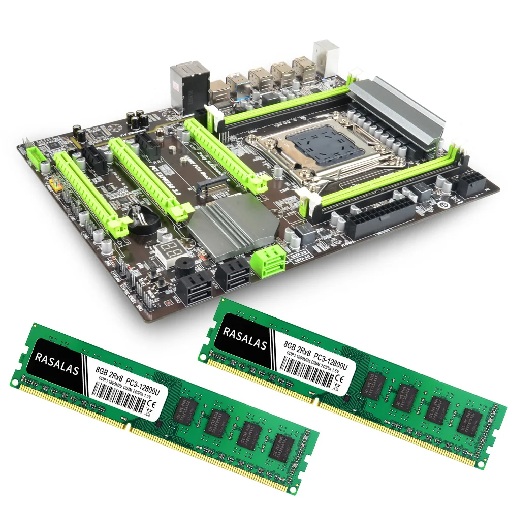  Комплект материнской платы X79 с LGA2011 комбо Xeon E5 2650 V2 CPU 16 Гб памяти Серверная оперативная
