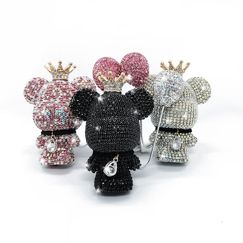 Cute Bear Personalised Vehicle Scented Car Air Freshener Gift Cartoon Diffuser Perfume Vent Clip Car Accessories Air Freshener