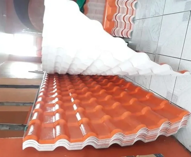 Calamina teja colonial  Pvc Decorative Forex Sheet 6Mm adhesive pvc sheet Hoja de techo corrugado