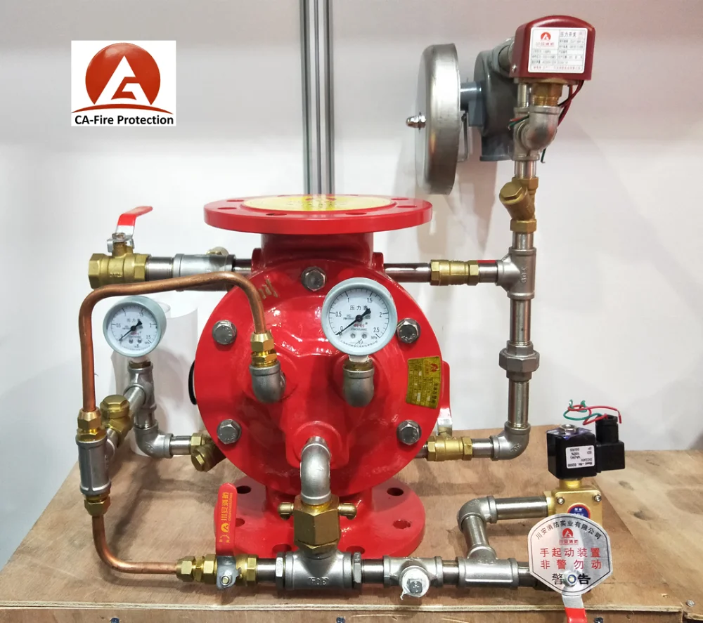 CA Red Various Size Alarm Check Valve Wet Alarm Valve